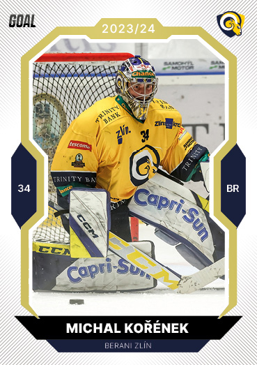 Kořének Michal 23-24 GOAL Cards Chance liga Gold #1