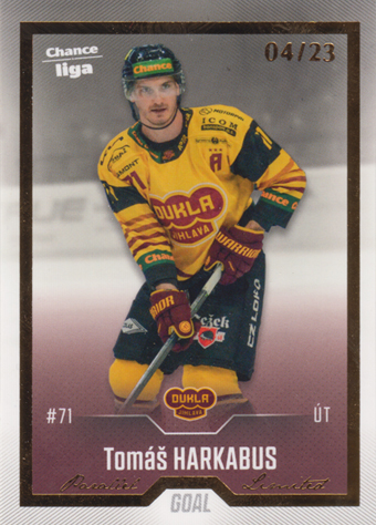 Harkabus Tomáš 22-23 GOAL Cards Chance liga Gold #11