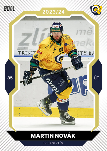 Novák Martin 23-24 GOAL Cards Chance liga Gold #12