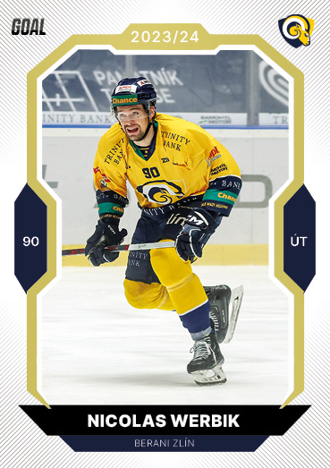 Werbik Nicolas 23-24 GOAL Cards Chance liga Gold #13