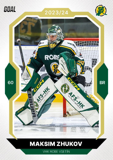 Zhukov Maksim 23-24 GOAL Cards Chance liga Gold #16