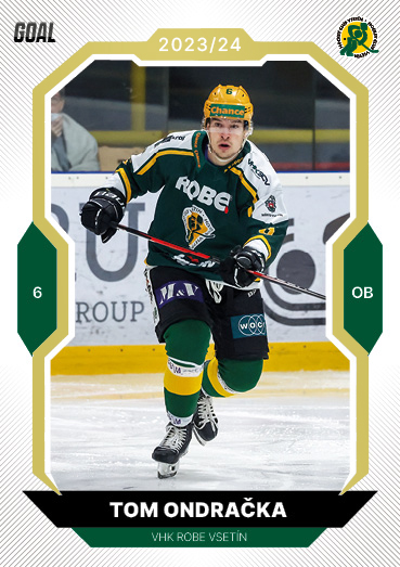 Ondračka Tom 23-24 GOAL Cards Chance liga Gold #18