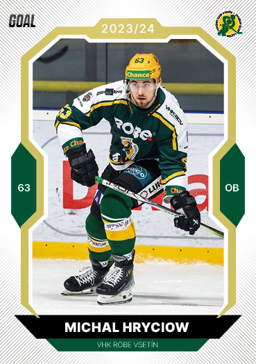 Hryciow Michal 23-24 GOAL Cards Chance liga Gold #20