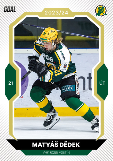 Dědek Matyáš 23-24 GOAL Cards Chance liga Gold #24