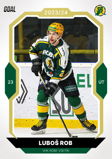 Rob Luboš 23-24 GOAL Cards Chance liga Gold #25