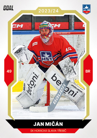 Mičán Jan 23-24 GOAL Cards Chance liga Gold #29