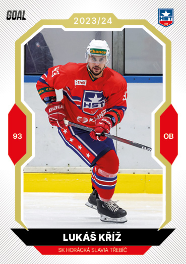 Kříž Lukáš 23-24 GOAL Cards Chance liga Gold #35