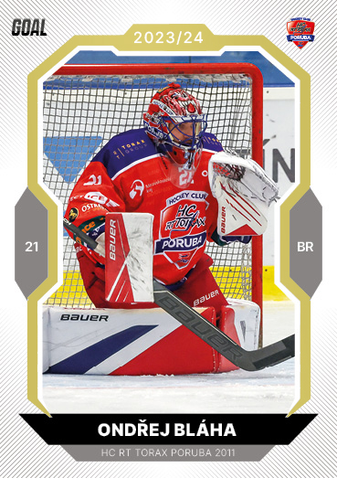 Bláha Ondřej 23-24 GOAL Cards Chance liga Gold #58