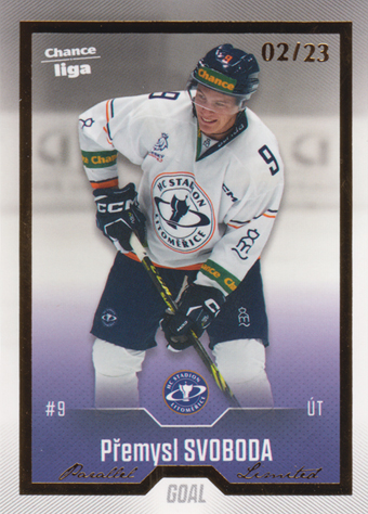 Svoboda Přemysl 22-23 GOAL Cards Chance liga Gold #65