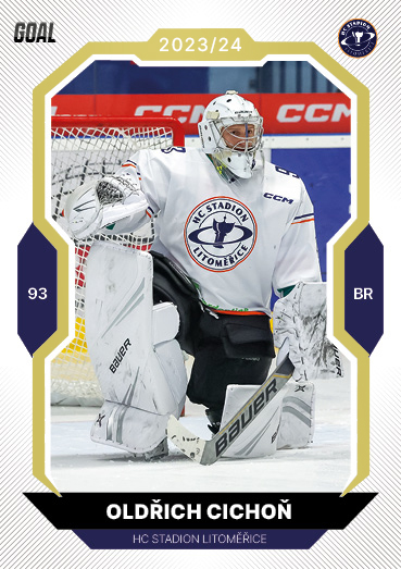 Cichoň Oldřich 23-24 GOAL Cards Chance liga Gold #71