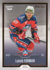 Forman Lukáš 22-23 GOAL Cards Chance liga Gold #78