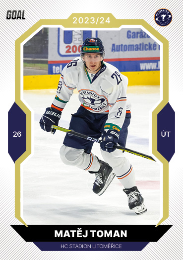 Toman Matěj 23-24 GOAL Cards Chance liga Gold #82