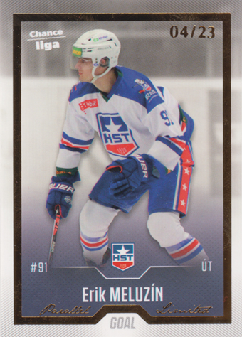 Meluzín Erik 22-23 GOAL Cards Chance liga Gold #86