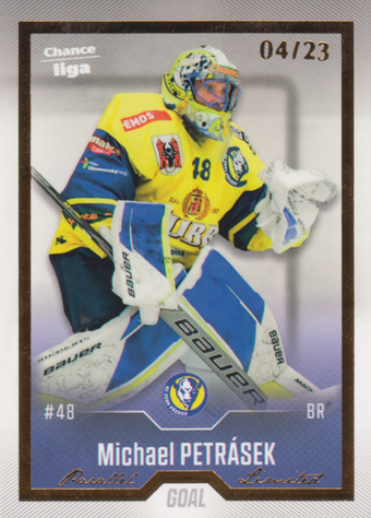 Petrásek Michael 22-23 GOAL Cards Chance liga Gold #87