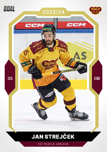Strejček Jan 23-24 GOAL Cards Chance liga Gold #87