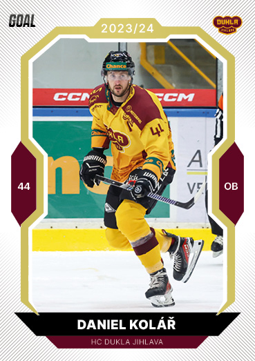 Kolář Daniel 23-24 GOAL Cards Chance liga Gold #91