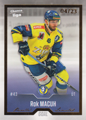 Macuh Rok 22-23 GOAL Cards Chance liga Gold #97