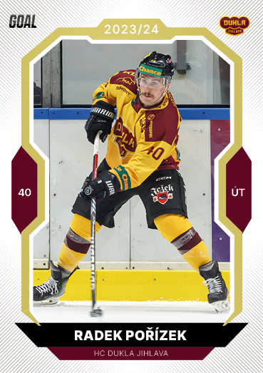 Pořízek Radek 23-24 GOAL Cards Chance liga Gold #98