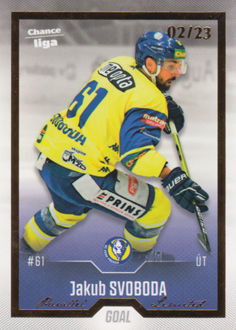 Svoboda Jakub 22-23 GOAL Cards Chance liga Gold #99