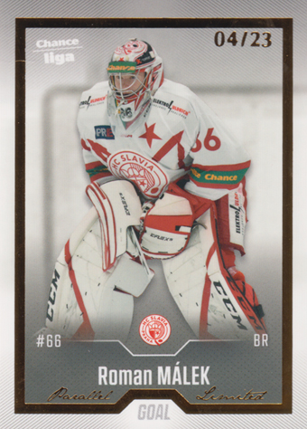 Málek Roman 22-23 GOAL Cards Chance liga Gold #101