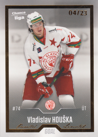Houška Vladislav 22-23 GOAL Cards Chance liga Gold #110