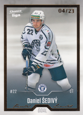Šedivý Daniel 22-23 GOAL Cards Chance liga Gold #123