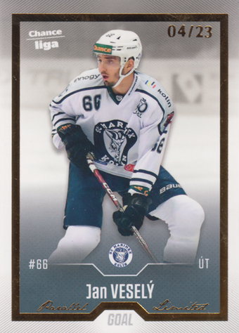 Veselý Jan 22-23 GOAL Cards Chance liga Gold #127