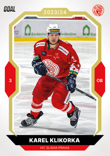Klikorka Karel 23-24 GOAL Cards Chance liga Gold #129