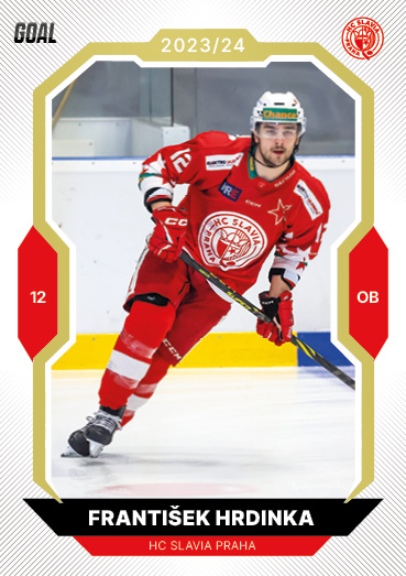 Hrdinka František 23-24 GOAL Cards Chance liga Gold #131