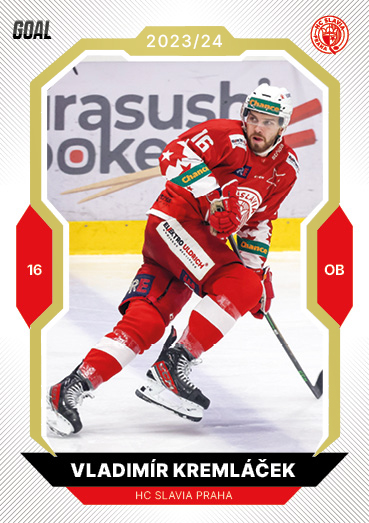 Kremláček Vladimír 23-24 GOAL Cards Chance liga Gold #133