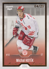 Hotěk Michal 22-23 GOAL Cards Chance liga Gold #136