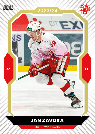 Závora Jan 23-24 GOAL Cards Chance liga Gold #139