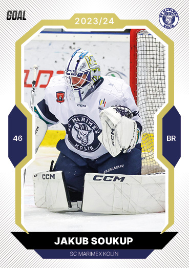 Soukup Jakub 23-24 GOAL Cards Chance liga Gold #142