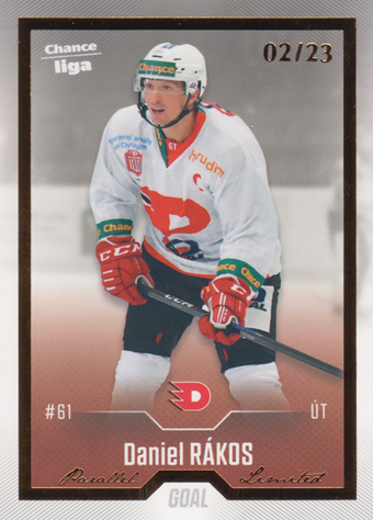 Rákos Daniel 22-23 GOAL Cards Chance liga Gold #155