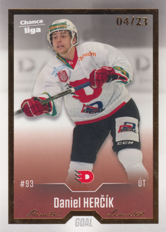 Herčík Daniel 22-23 GOAL Cards Chance liga Gold #157