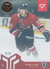 Litavec Patrik 20-21 Slovenská hokejová liga Limited Gold #158