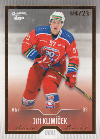 Klimíček Jiří 22-23 GOAL Cards Chance liga Gold #162