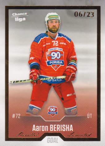 Berisha Aaron 22-23 GOAL Cards Chance liga Gold #171