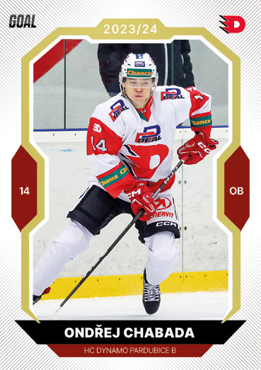 Chabada Ondřej 23-24 GOAL Cards Chance liga Gold #171