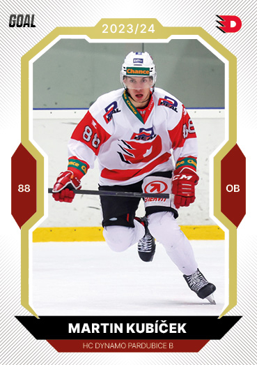 Kubíček Martin 23-24 GOAL Cards Chance liga Gold #175