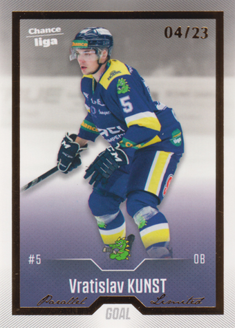 Kunst Vratislav 22-23 GOAL Cards Chance liga Gold #175