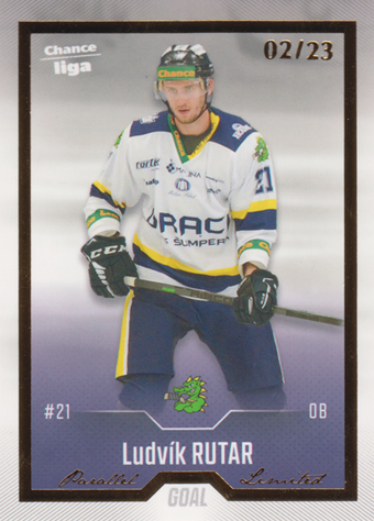 Rutar Ludvík 22-23 GOAL Cards Chance liga Gold #177