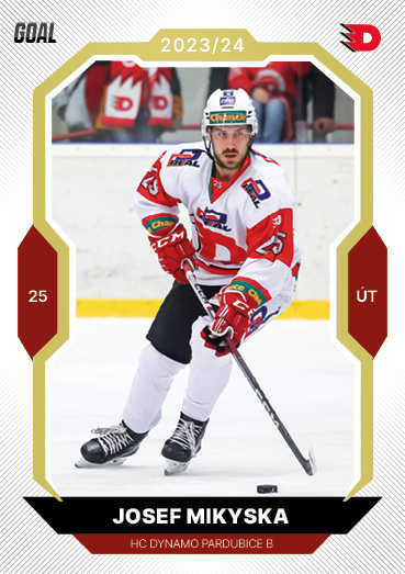 Mikyska Josef 23-24 GOAL Cards Chance liga Gold #180