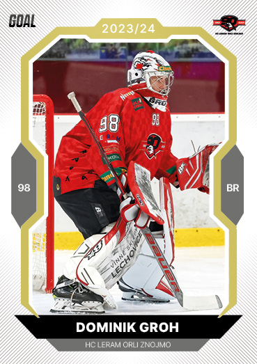 Groh Dominik 23-24 GOAL Cards Chance liga Gold #184