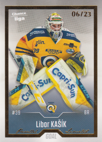 Kašík Libor 22-23 GOAL Cards Chance liga Gold #186