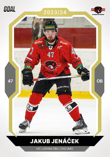 Jenáček Jakub 23-24 GOAL Cards Chance liga Gold #187