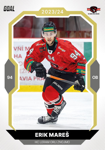 Mareš Erik 23-24 GOAL Cards Chance liga Gold #189