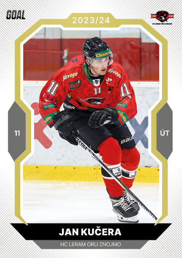 Kučera Jan 23-24 GOAL Cards Chance liga Gold #191