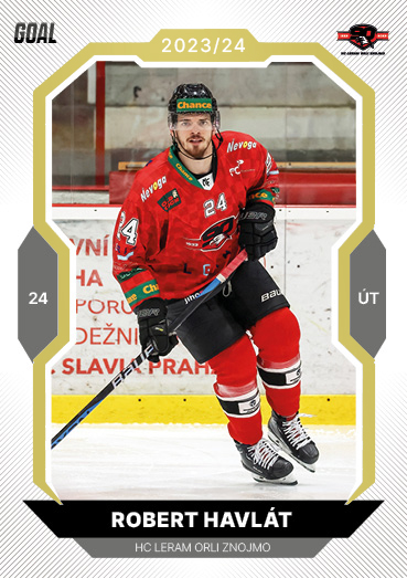 Havlát Robert 23-24 GOAL Cards Chance liga Gold #193