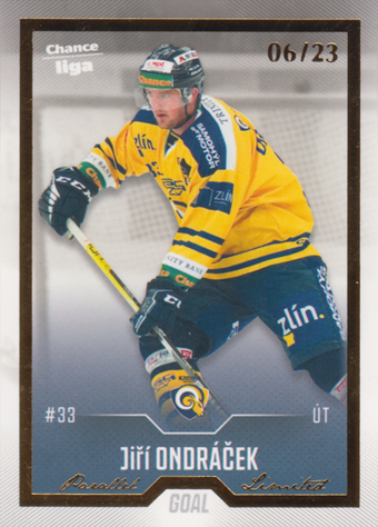 Ondráček Jiří 22-23 GOAL Cards Chance liga Gold #197